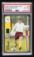 2006 Panini FIFA World Cup Germany Steven Gerrard #95 PSA 10 GEM MT