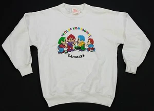 Rare Vintage Troldekompagniet Danmark Denmark Trolls Sweatshirt 90s Youth Boys - Picture 1 of 12