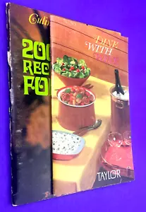 Dine With Wine and 200 Recipes for Two, Culinary Arts /Taylor Wine New York jl - Picture 1 of 3