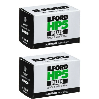 2卷Ilford HP5 Plus 400 ISO 36曝光黑白35毫米胶片,新鲜 — 第 1/4 张图片