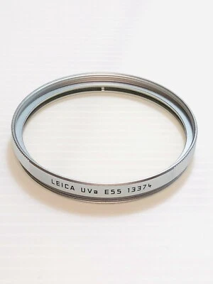 "ALMOST MINT" Leica 13374 UVa E55 Screw In Lens Filter for Front 55mm Lens JAPAN - Image 1 of 4