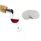 /set Silver Wine Pourer Drop Stop Pouring Disk Spout Pack Party Wedding SW