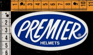 VINTAGE STICKER AUFKLEBER - PREMIER HELMETS MOTORRADHELM - Bild 1 von 1