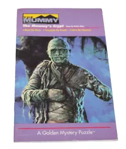 The Mummy's Crypt A Golden Mystery Puzzle Book ONLY Official Universal Studios - Picture 1 of 1