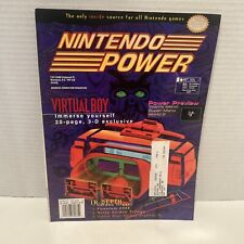 Nintendo Power  75 Virtual Boy - Poster Included - Good Cond - Fast Free Ship!