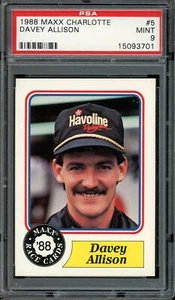 1988 Maxx Charlotte Misc #5 Davey Allison PSA 9 *d4 - Bild 1 von 2