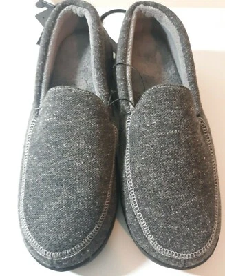 Zapatillas Isotoner Hombre Carbón Oscuro Brezo Talla 8-9 Cojín Talón Mejorado  Foto 1 de 4