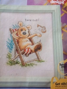 Time Out, Newton The Bear, Cross Stitch Chart - Picture 1 of 5