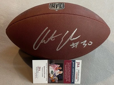 WASHINGTON COMMANDERS AUSTIN EKELER AUTOGRAPH WILSON NFL FOOTBALL JSA CD05080 - Image 1 of 3