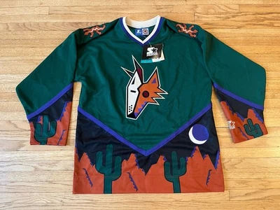 Arizona Coyotes Vintage 90’s Kachina Starter Jersey NHL NWT Rare L/XL Deadstock - Image 1 of 4