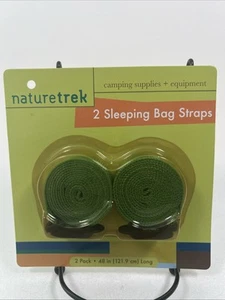 Paquete de 2 correas para saco de dormir Naturetrek, 48 pulgadas de largo - ¡Nuevo! - Imagen 1 de 5