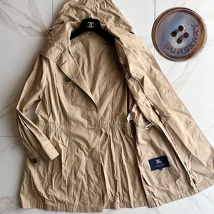 Gabardina Burberry London Nova Check 2 vías abrigo de primavera talla 46 de Japón - Imagen 1 de 24