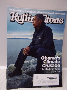 Rolling Stone Magazin Oktober 2015 Barak Obama Rod Stewart Hamilton - Bild 1 von 2