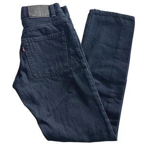 Levis 511 Slim Fit dunkle Jeans Jugend Größe 16 Reg schwarz Denim Hose stilvoll Sport - Bild 1 von 12