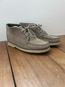 Sebago Boots Tatanka Campsides Mens UK 9 EU 43.5 Beige Suede Chukka Boat Shoes - Picture 1 of 11