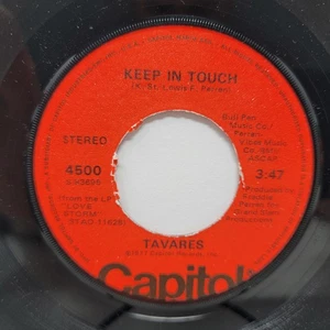 Tavares Keep In Touch / More Than 7" 45rpm m- Vinyl Soul Record free sleeve - Imagen 1 de 2