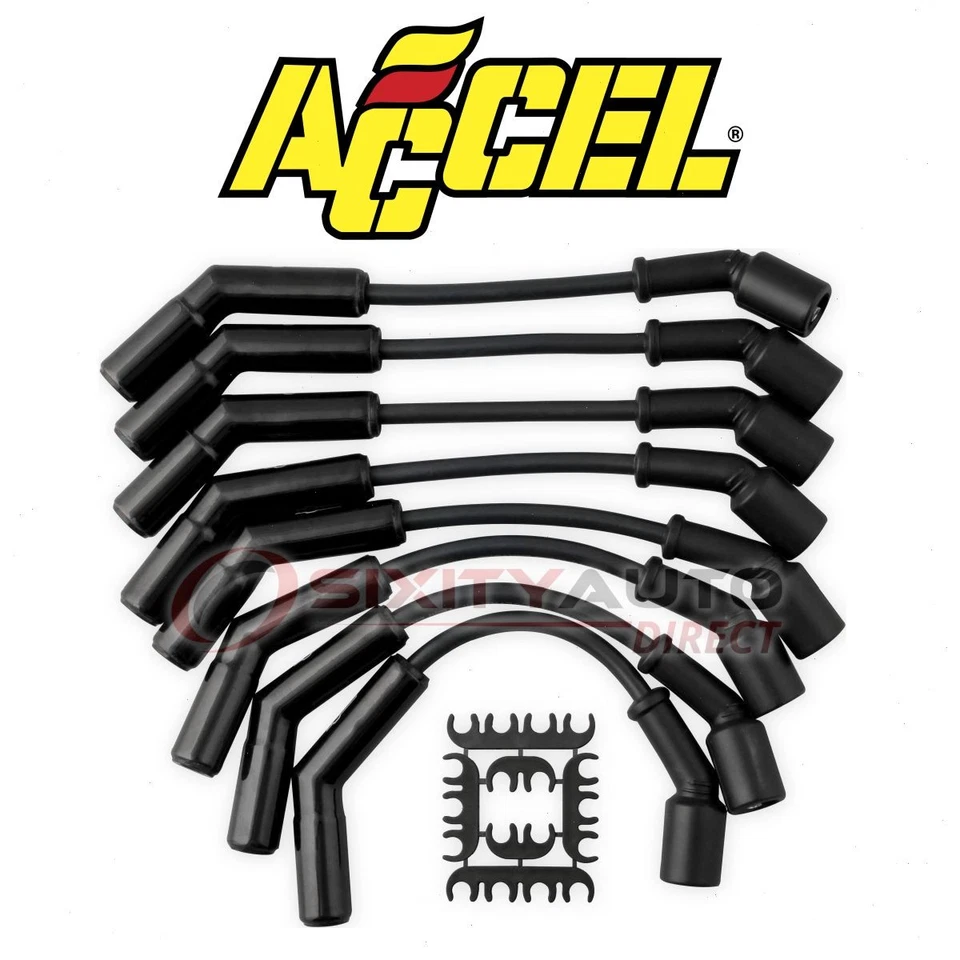 ACCEL Spark Plug Wire Set for 2008 Buick LaCrosse - Ignition Plugs Coils bv Foto 1 de 4