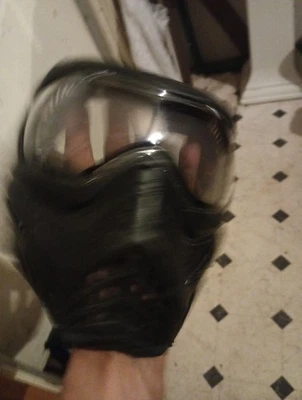 VForce Profiler Paintball Mask Black & Blue Used - Image 1 of 4