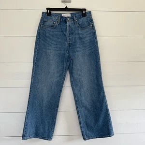 Jeans donna Denim Forum 30 Farrah vita alta gamba larga - Foto 1 di 7