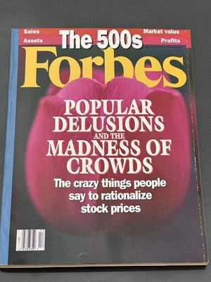 Forbes Magazine April 27 1992 The Forbes 500s Madness of Crowds Vintage VG Cond — 第 1/4 张图片