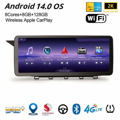 12,3" 8+128GB Android 14 CarPlay Autoradio Navi Mercedes GLK Klasse X204 NTG 4.0 - Bild 1 von 4