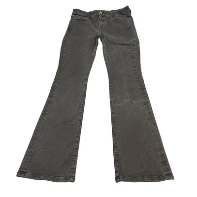 7 For All Mankind Womens Jeans Bootcut Slim 30 32 UK10 Dark Grey Stretch - Image 1 of 4
