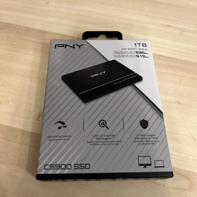 PNY CS900 1TB 2.5" Internal SSD (SSD7CS900-1TB-RB) 2.5 SATA-III 7MM Brand New  - Image 1 of 4