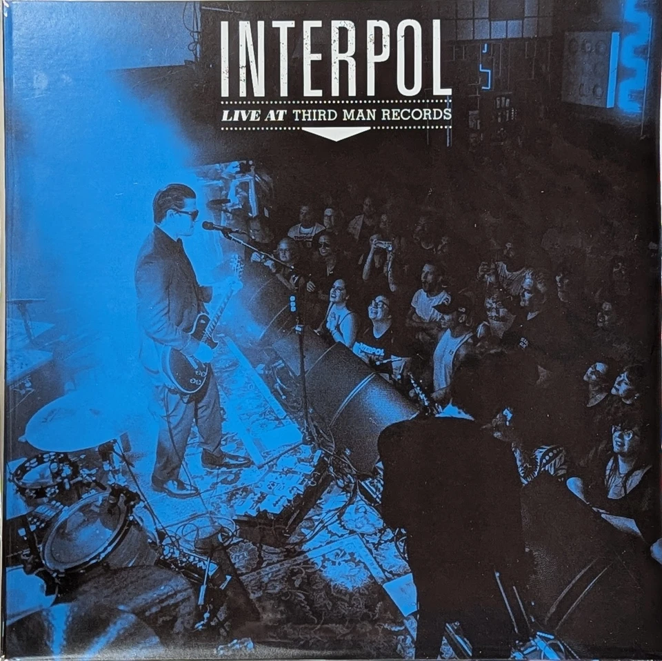 INTERPOL Live at Third Man Records SEALED limited edition LP Black & Blue Vinyl - Image 1 of 1