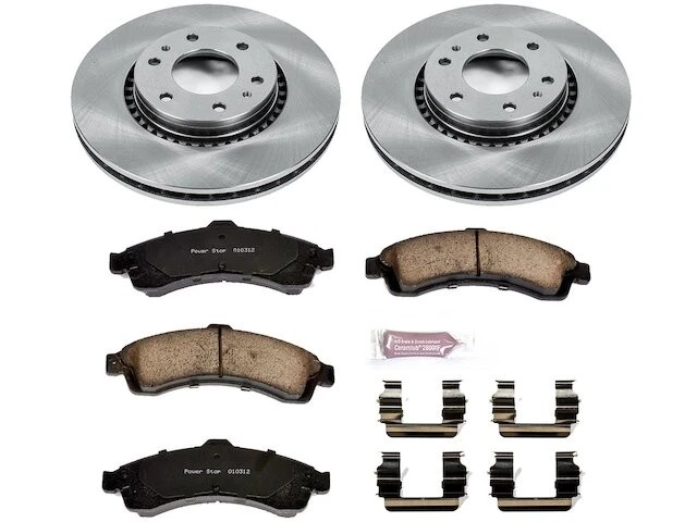 Kit de pastillas de freno delanteras y rotor 86VCNY74 para GMC Envoy XL XUV 2002 2003 2004 2005 Foto 1 de 1
