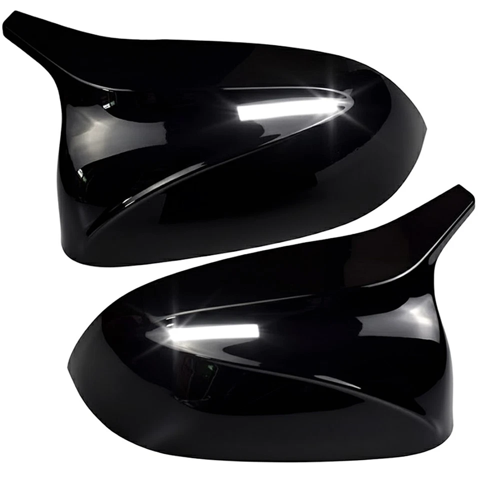 Black B Mirror Caps BMW X3 G01 ✰ X4 G02 ✰ X5 G05 ✰ X6 G06 ✰ X7 G07 2018-2022 - Image 1 of 1