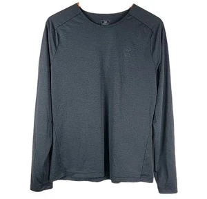 ON Cloud Performance Running Shirt Mens Large Dark Gray Long Sleeve Long T - Picture 1 of 13
