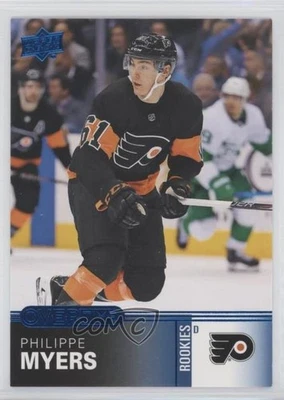 2019-20 Upper Deck Overtime Blue Foil Philippe Myers #53 Rookie RC - Image 1 of 2