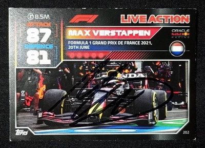 F1 CARD Topps MAX VERSTAPPEN Red Bull autografo hand SIGNED ++ - Immagine 1 di 2