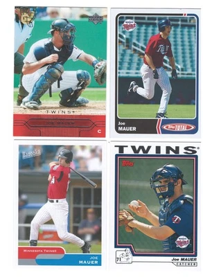 Joe Mauer Rookie Lot 2003 2004 Topps Total Bazooka Upper Deck FREE SHIPPING!! - Image 1 of 2