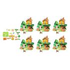 6x 3D Puzzles Motor Skills Early Development Learn Activities Smooth Surface DIY