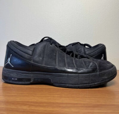 Zapatillas Nike Air Jordan TE II Advance negras plateadas talla 13 395468-002 Foto 1 de 4