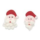 Santa Heads Sugar Pipings - Pack of 196