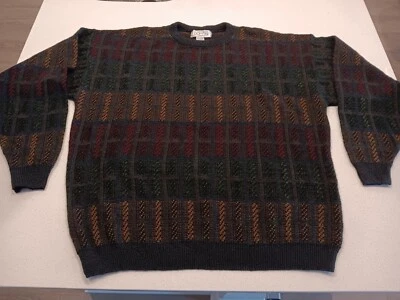 Suéter Gianfranco Ruffini Italia Acrílico Geométrico Para Hombre XXL Estilo Coogi, Usado en Excelente Condición Foto 1 de 4