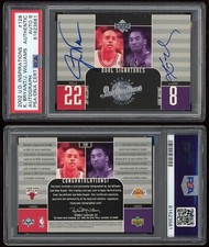 2002-03 UD Inspirations Kobe Bryant On Card DUAL AUTO 9 PSA Authentic #/275 NBA