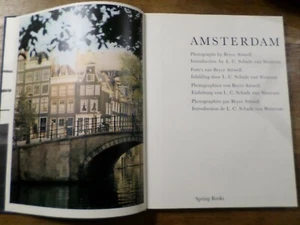Libro En La Ciudad De Amsterdam, Bonitas Fotos De Negro Y Blanco, De Ocasion - Imagen 1 de 4
