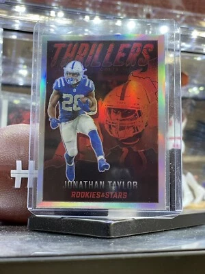 2022 PANINI ROOKIES & STARS JONATHAN TAYLOR THRILLERS SILVER PRIZM COLTS - Image 1 of 4