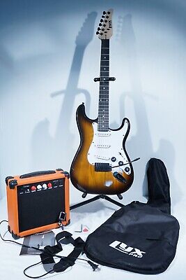 Lyx Pro Stratocaster Style Electric Guitar With Amp And Bag • 56€