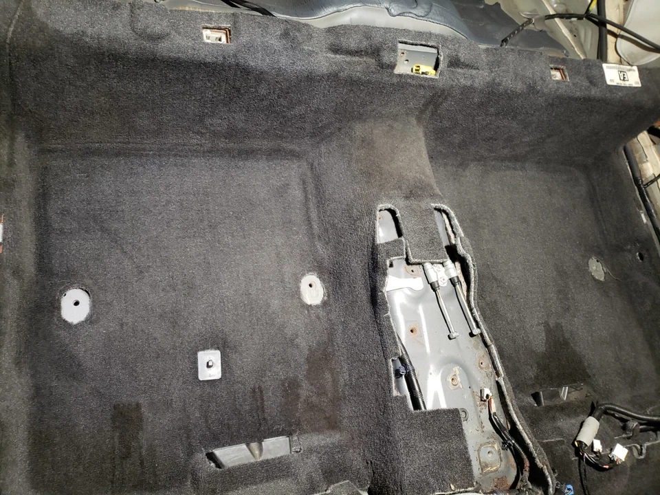 Conjunto de alfombra de piso trasero Honda Accord EX-L 2008-2012 negro OEM 83302-TE0-A01ZA Foto 1 de 4