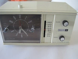 Philco GE Radio Alarm Untested Vintage - Picture 1 of 8