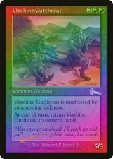 Viashino Cutthroat FOIL Urza's Legacy HEAVILY PLD Red Uncommon MTG CARD ABUGames