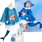 Hololive English VTuber Gawr Gura Cosplay Costume Top Outfits Halloween Suit