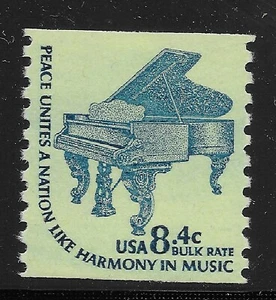 US Scott #1615C, Single 1978 Grand Piano 8.4c FVF MNH - Picture 1 of 1
