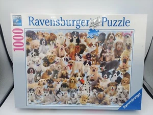 Rompecabezas RAVENSBURGER: ¡PERROS EN ABUNDANCIA!, 1000 piezas, 2008, #156337, NUEVO Y SELLADO - Imagen 1 de 7
