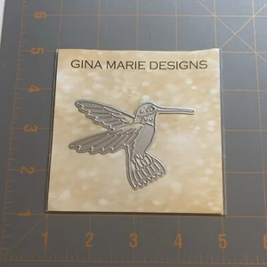 Gina Marie Designs HUMINGBIRD Troquel de corte para hacer tarjetas Papel de estampado Artesanía - Imagen 1 de 2