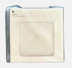 authentic original official Genuine Apple A1708 87W Type C Charger - Adapter oem - Picture 1 of 2